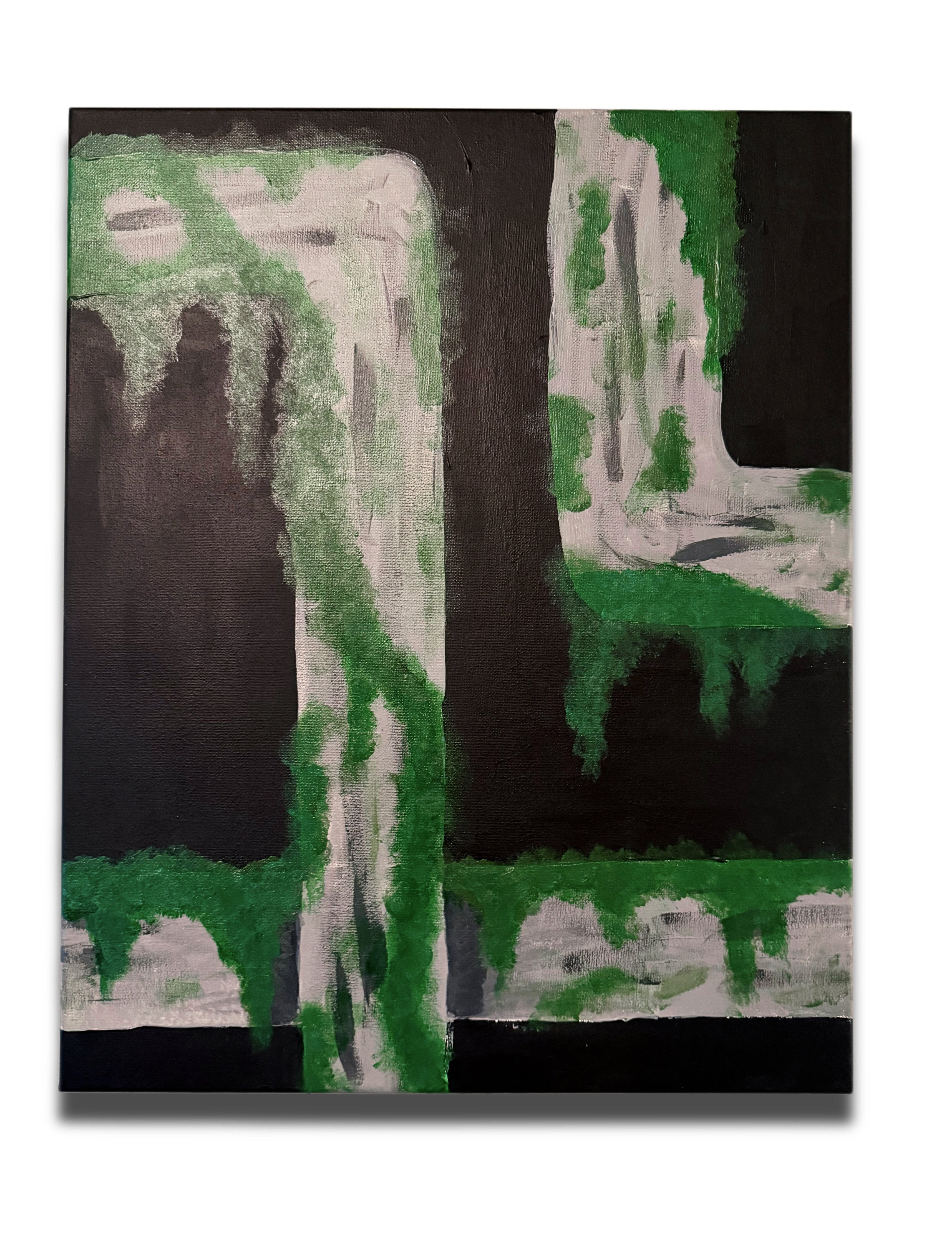 Overgrown (3 piece painting)