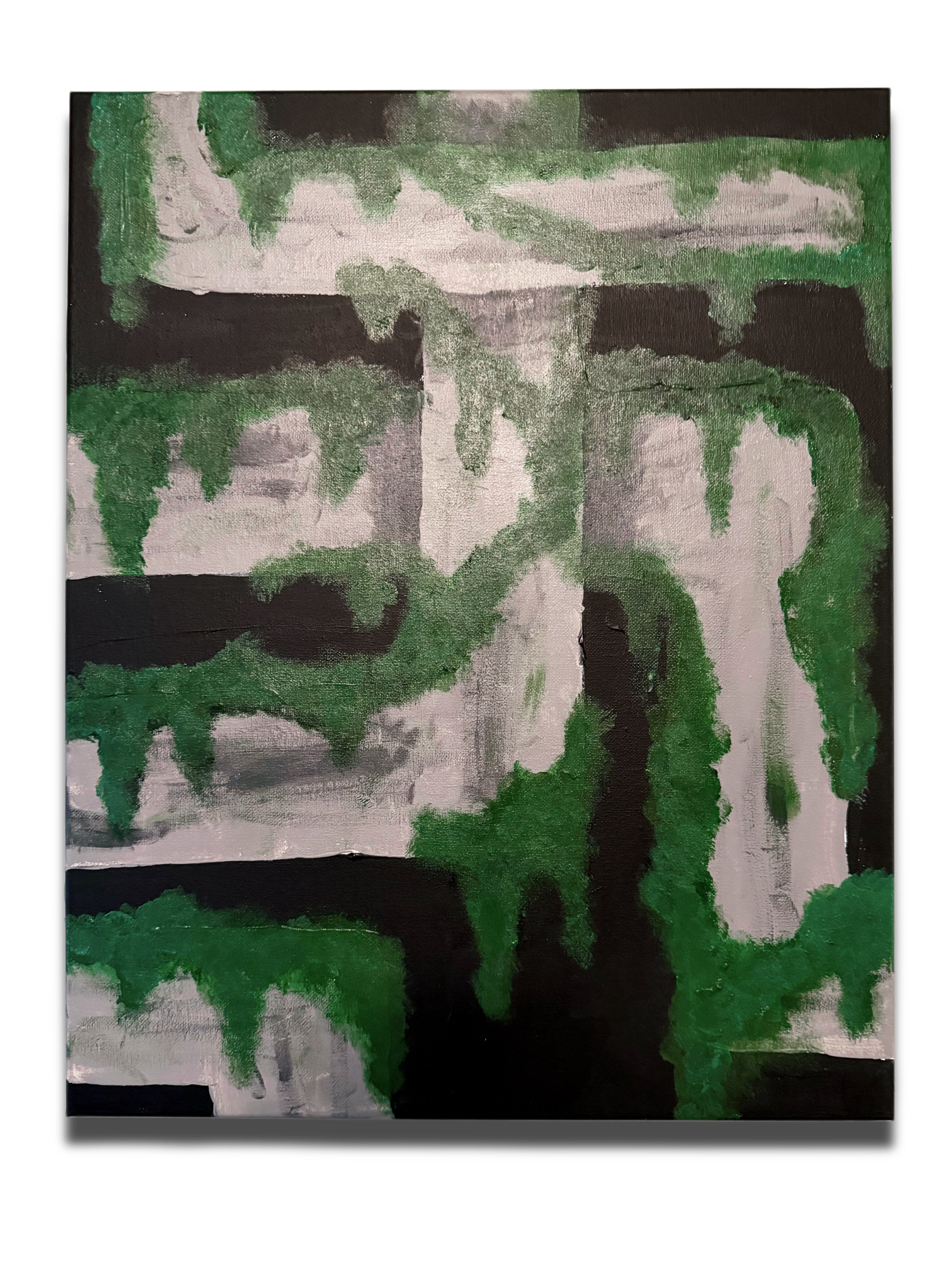 Overgrown (3 piece painting)
